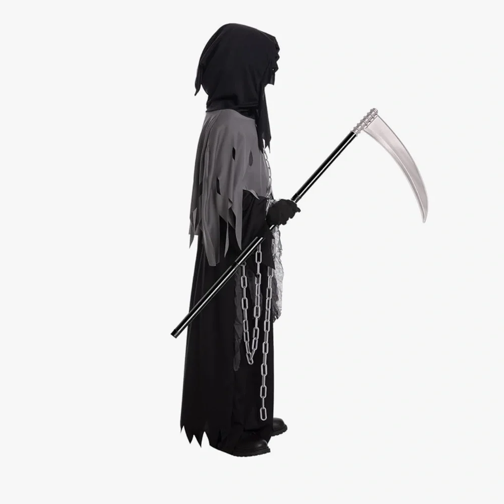 Kids‎ Grim Reaper Costume - Black and Gray S